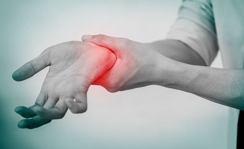 nyeri akibat arthrosis sendi pergelangan tangan